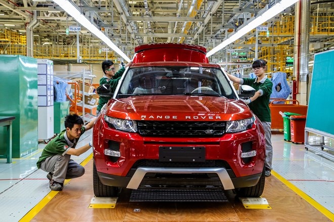 Jaguar Land Rover triệu hồi hơn 36.000 xe Evoque tại Trung Quốc - 1 Dây truyền Land Rover Ecoque tại Trung Quốc