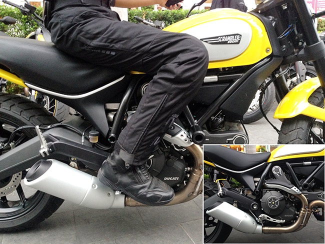 Ducati Scrambler - Một chiếc xe phố - 9 Hệ thống này được tinh chỉnh với các nút lên/xuống tương tự như trên các mẫu sport khác