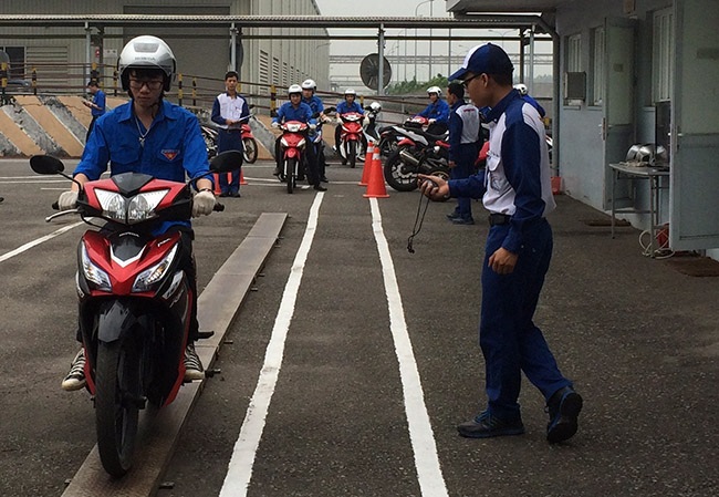 Honda hỗ trợ đào tạo LXAT cho đoàn viên tỉnh Vĩnh Phúc - 2 Honda hỗ trợ đào tạo LXAT cho đoàn viên tỉnh Vĩnh Phúc
