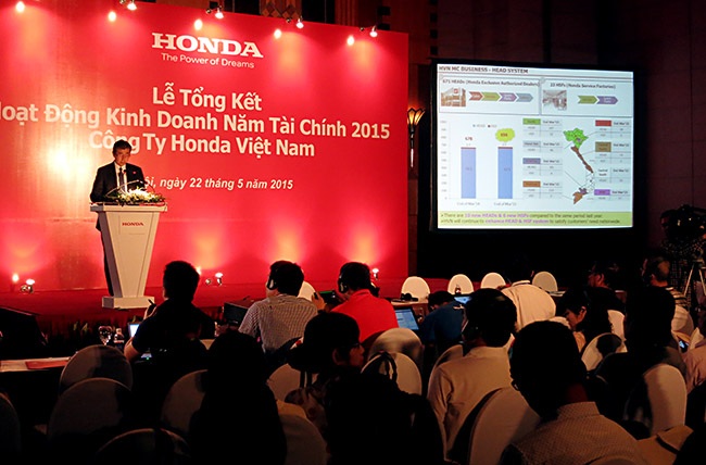 Honda nắm 70% thị phần xe máy Việt Nam