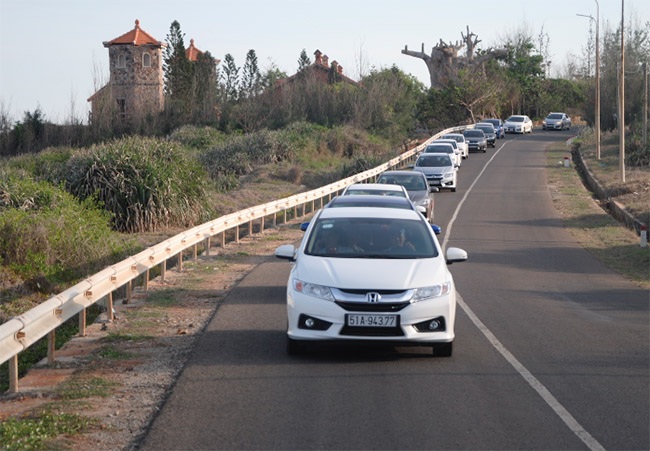 Thách thức tiêu hao nhiên liệu với Honda City - 1 Thách thức tiêu hao nhiên liệu với Honda City