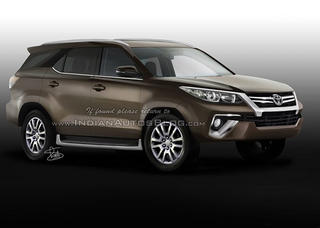 Toyota Fortuner 2016 đầu tiên tại Việt Nam xuất hiện ở bãi đậu xe