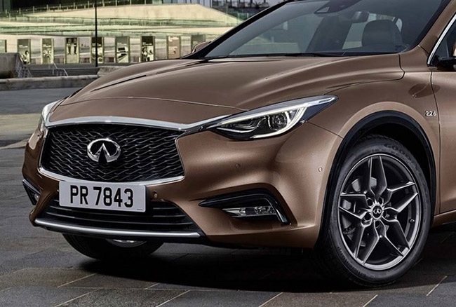 Hình ảnh chiếc Q30 phiên bản thương mại vừa được Infiniti công bố