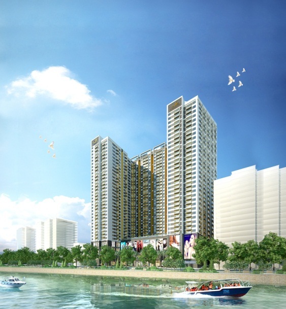 Chỉ cần trả trước 55% nhận căn hộ cao cấp trung tâm TP. Hồ Chí Minh sắp hoàn thiện - 3 Tháp Gold River View đang thi công lên đến tầng 12 và tháp B lên đến tầng 23