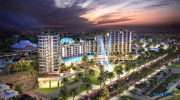 Cất nóc Khách sạn FLC Grand Hotel Sầm Sơn - 1 Phối cảnh hạng mục FLC Grand Hotel