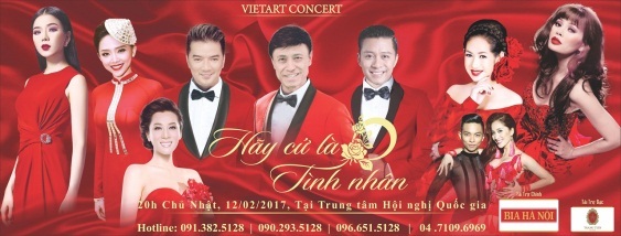 “Hãy Cứ Là Tình Nhân” - Đêm nhạc ý nghĩa ngày Valentine - 2 Đêm nhạc “Hãy Cứ Là Tình Nhân” thu hút khán giả bởi sự tham gia của những tên tuổi hàng đầu trong làng nhạc Việt