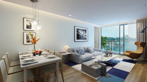 Căn hộ view biển hút khách năm Đinh Dậu - 2 Các căn hộ tại Green Bay Premium đều có tầm nhìn hướng biển và nội thất sang trọng.