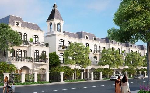 Bất động sản 2017: Xu hướng “sống xanh” tiếp tục lên ngôi - 1 Phối cảnh nhà vườn sinh thái đậm chất Tân cổ điển tại tiểu khu Phong Lan – The Harmony