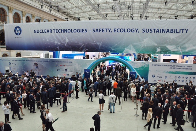 Diễn đàn ATOMEXPO 2017 khai mạc tại Moscow - 3 ATOMEXPO 2017 quy tụ hơn 6.500 đại biểu đại diện cho 653 công ty