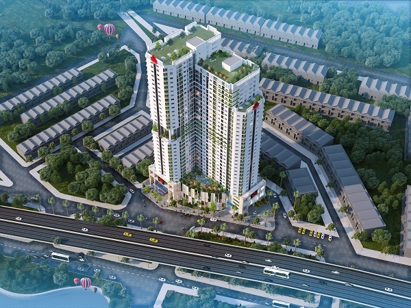 Sở hữu căn hộ trung tâm TP. Hạ Long với khả năng sinh lời cao - 2 Phối cảnh tòa căn hộ cao cấp Lạc Hồng Lotus Hạ long