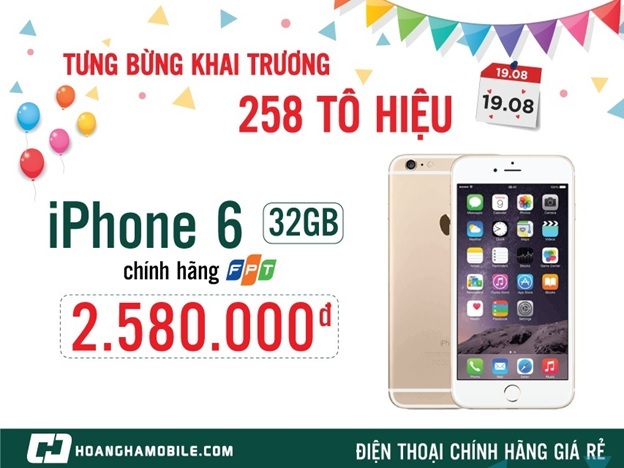 Bí kíp mua iPhone 6 chính hãng 32GB giá chỉ 2.580.000 đồng - 1 Bí kíp mua iPhone 6 chính hãng 32GB giá chỉ 2.580.000 đồng - 1