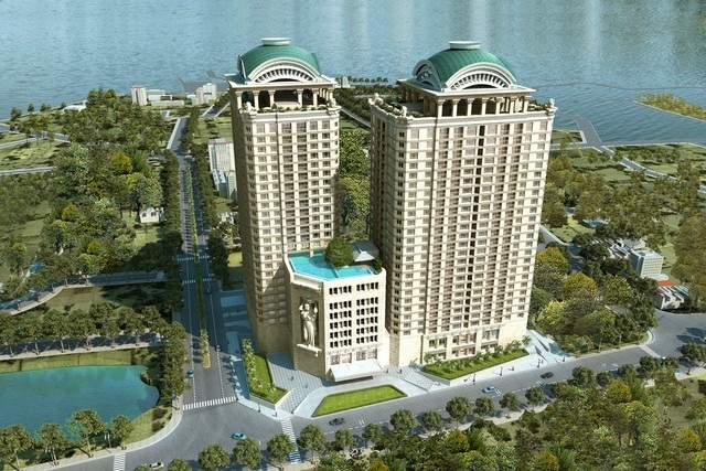 Dự án D’. Le Roi Soleil khi hoàn thiện sẽ đem đến 1 công trình kiến trúc tuyệt mỹ cho khu vực Hồ Tây