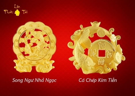 Mỹ nghệ chiêu Tài – Đón ngày trăng Lộc - 5 Sự tích cá chép vượt vũ môn, cá chép hóa rồng, đã đưa hình ảnh cá chép trở thành biểu tượng cho những nỗ lực không ngừng, sự thăng quan tiến chức và là biểu tượng may mắn, phát đạt trong công danh sự nghiệp.