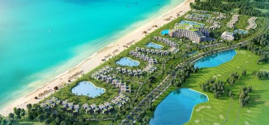 Bộ 4 yếu tố biến Vinpearl Nam Hội An thành lựa chọn đầu tư chiến lược - 3 Thiết kế cánh cung ôm trọn hồ cảnh quan độc đáo mang đến cho biệt thự Vinpearl Nam Hội An Resort & Villas tầm nhìn đôi hướng hồ và hướng biển. (Hình ảnh mang tính chất minh họa)