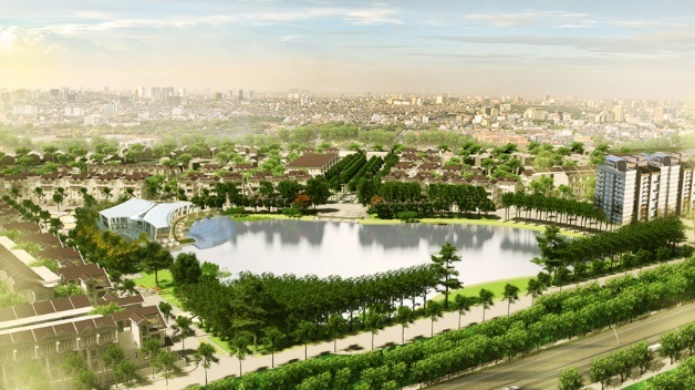Khu đô thị mới là điểm sáng trên thị trường bất động sản Bắc Giang - 1 Một khu đô thị mới tại TP. Bắc Giang