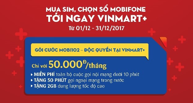 VinMart+ phân phối sim và gói cước di động MobiFone - 4