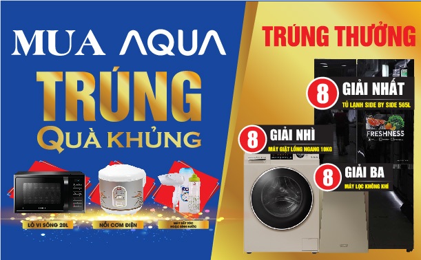 Mua Aqua – Công nghệ Nhật, trúng quà khúng lên 900 triệu đồng - 1 Chương trình ưu đãi độc quyền tại Điện máy Pico
