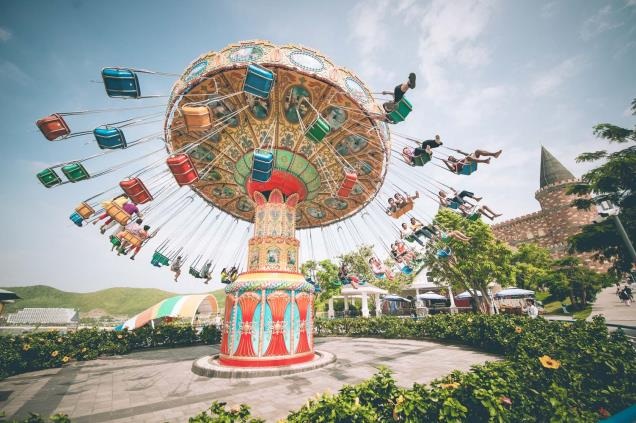 Top 5 trò chơi thử thách nhất Việt Nam - 5 Tốc độ cao của vòng xoay luôn thử thách người chơi thích cảm giác mạnh