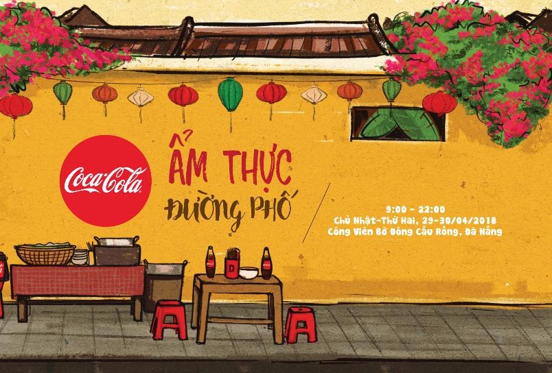 Trải nghiệm “Top” 50 món đặc sản trong Lễ hội Ẩm thực đường phố Đà Nẵng - 1 Lễ hội Ẩm thực đường phố Coca-Cola diễn ra vào ngày 29-30/04 là sự kiện đáng mong đợi của người dân địa phương và du khách.