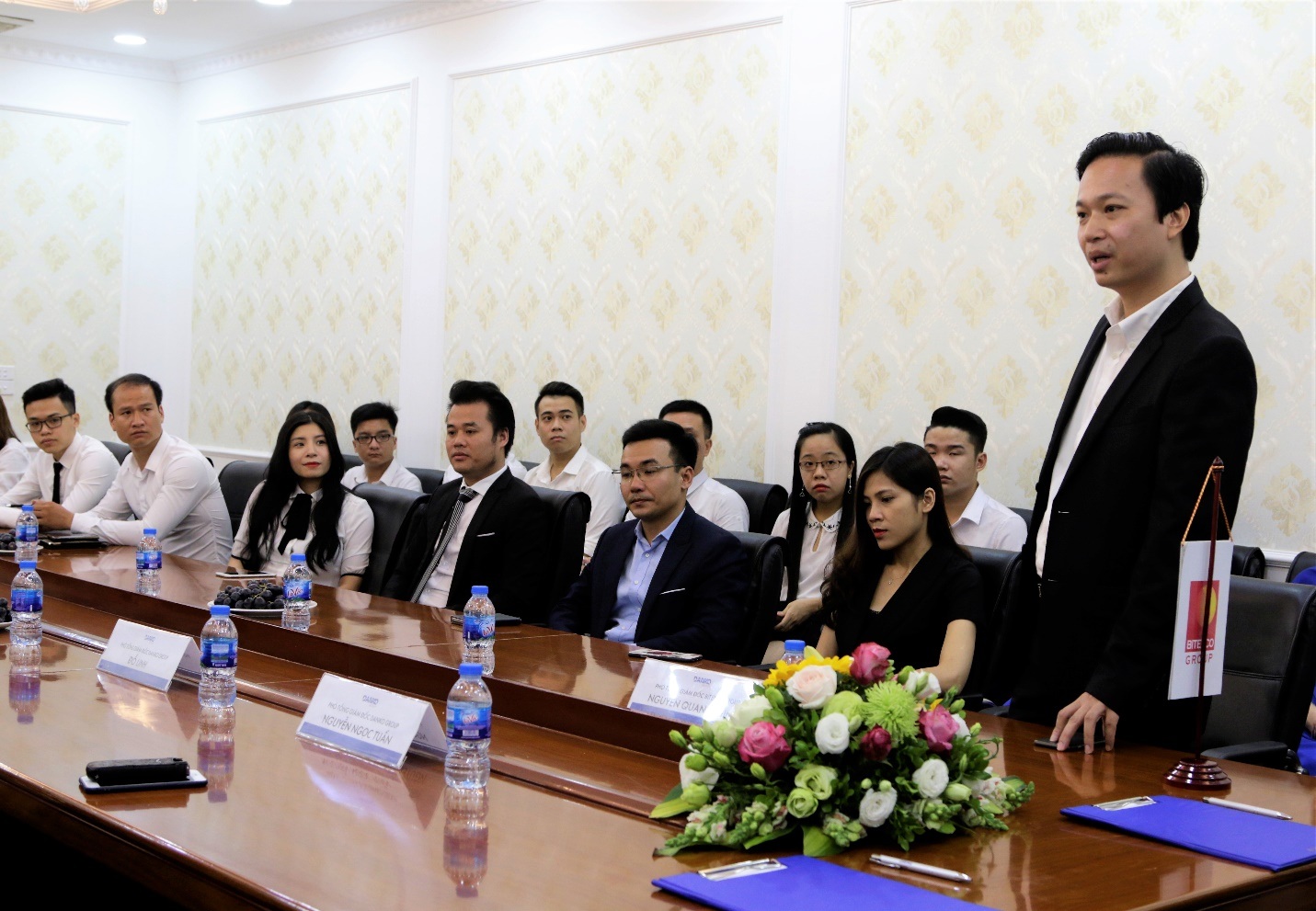 Cú bắt tay hợp tác chiến lược giữa Danko Group và CTCPĐT và PT Sapa Lào Cai - 2 Ông Nguyễn Quang Thịnh – Đại diện CĐT phát biểu tại Lễ kí kết