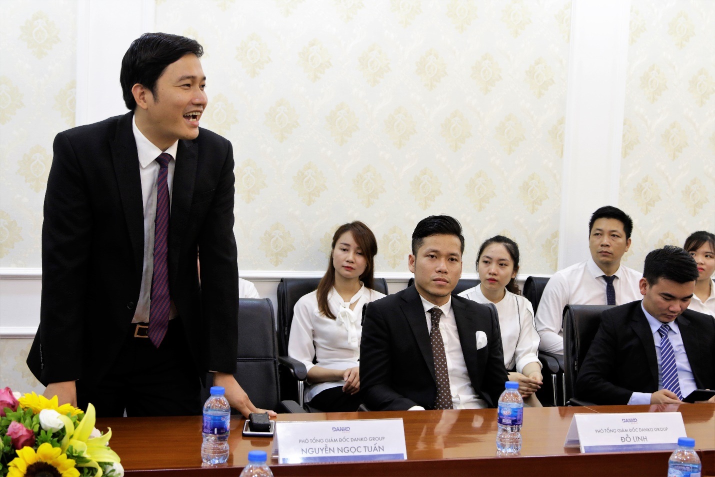 Cú bắt tay hợp tác chiến lược giữa Danko Group và CTCPĐT và PT Sapa Lào Cai - 3 PTGĐ Danko Group – Ông Nguyễn Ngọc Tuấn phát biểu tại Lễ kí kết