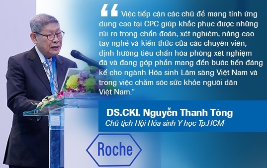 Nỗ lực nâng tầm chất lượng xét nghiệm chẩn đoán tại Việt Nam - 3 Phát biểu tại CPC 10, năm 2018, DS.CKI. Nguyễn Thanh Tòng nhận định giá trị CPC đem lại cho sự phát triển ngành Hóa sinh Lâm sàng Việt Nam.