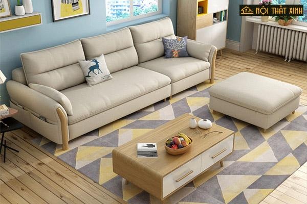 Loạt ảnh ghế sofa cho phòng khách chung cư nhỏ xinh cực đẹp - 7 Nếu không lo bị lệch tông so với phòng khách, mẫu ghế sofa nhỏ gọn gam màu trung tính này sẽ chẳng bao giờ khiến bạn phải sợ khi đặt ở bất cứ không gian nào.