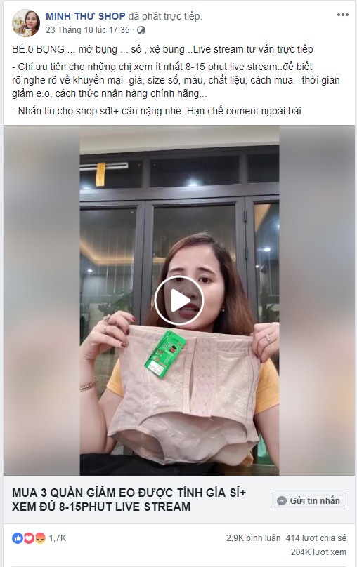 Bí quyết kinh doanh thành công siêu thị mẹ và bé của Minh Thư Shop - 2
Fanpage Minh Thư Shop với số lượng khách hàng tương tác không hề nhỏ