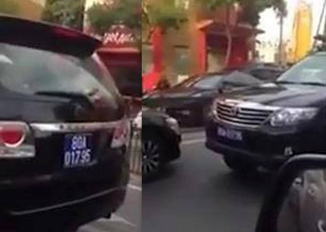 Vụ xe biển xanh đi ngược chiều: Phạt Văn phòng Tổng cục Hải quan 14 triệu đồng - 1 Xe biển xanh của Cục Điều tra chống buôn lậu thuộc Tổng cục Hải quan đi ngược chiều gây bức xúc trong dư luận