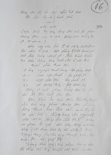 ... thì phía ông Viễn đưa ra cơ sở là có trình báo địa phương đến can ngăn nhưng HĐXX đã… “bỏ quên” chứng cứ này.