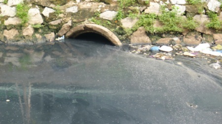 ...cống bị nghẹt...