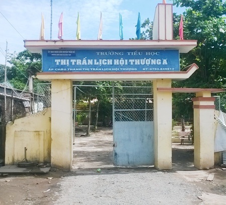 Quy định trách nhiệm đối với hiệu trưởng trường có học sinh “đọc chậm, viết chậm” - 1 Trường Tiểu học thị trấn Lịch Hội Thượng A- một trong những trường có tình trạng học sinh đọc chậm, viết chậm.