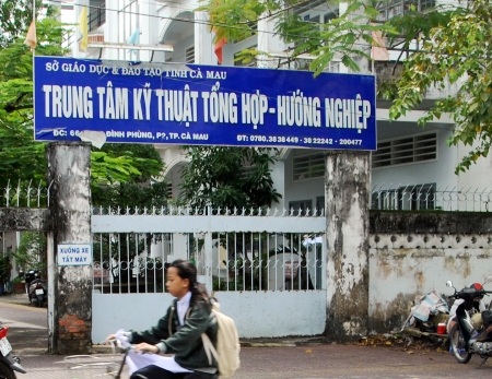 Trung tâm Hướng nghiệp tỉnh Cà Mau, nơi xảy ra bất thường trong bổ nhiệm.