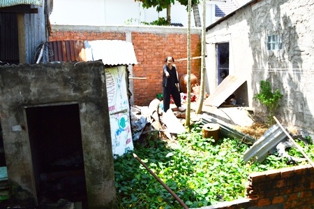 Diện tích đất mà ông Trần Văn Khương đòi lại từ bà Én.