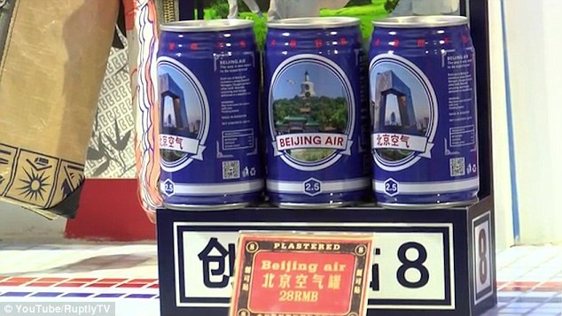 Không khí sạch đóng lon "đắt khách như tôm tươi" ở Bắc Kinh - 1 Không khí sạch đóng lon ở Bắc Kinh