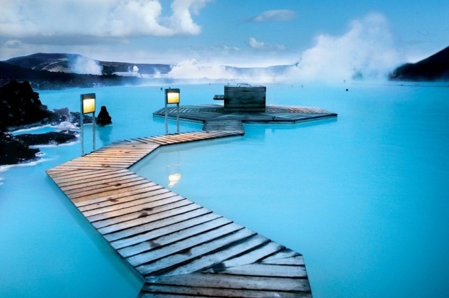 Hồ Blue Lagoon ở Iceland