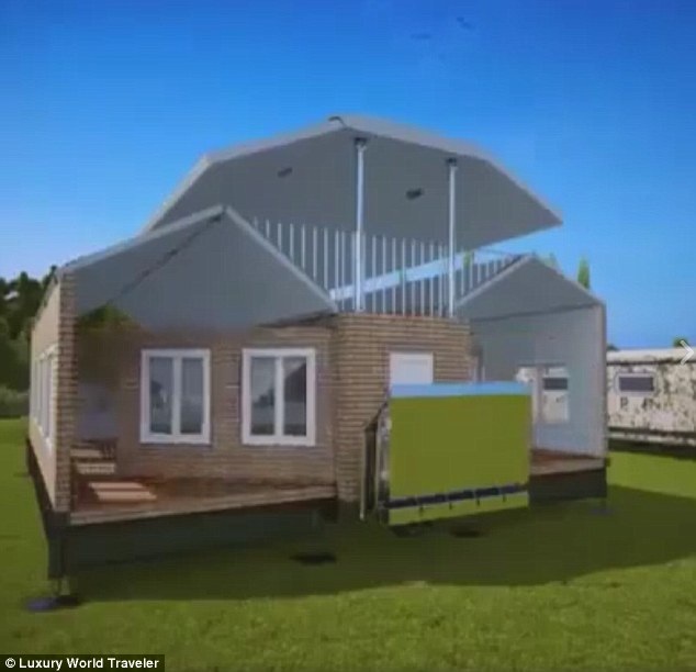 Độc đáo ngôi nhà có thể "gấp gọn" tiện lợi cho các tín đồ "xê dịch" - 2