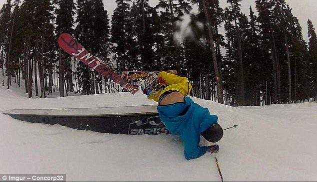 Cú nhào lộn thiếu chút may mắn.