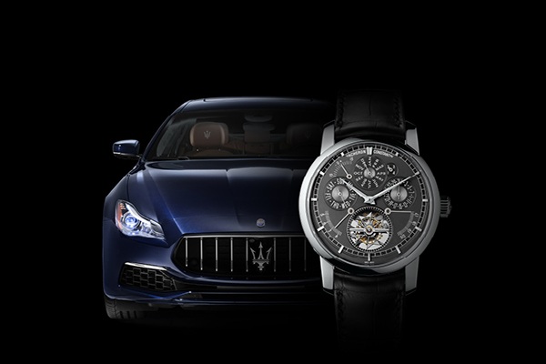 Hình ảnh sự kết hợp xứng tầm của hai thương hiệu danh tiếng trên thế giới Maserati và Vacheron Constantin