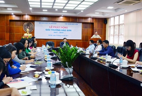 Tiếp tục hành trình đi tìm chủ nhân của giải “Nobel Việt Nam 2018” - 1 Lễ phát động Giải thưởng Bảo Sơn 2018