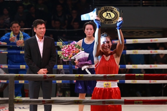 Đấu trường thép: Sức hút người hâm mộ võ thuật - 3 Hà Thị Linh gây sốc khi đánh bại Lừu Thị Duyên ở hạng cân 60kg nữ, môn boxing