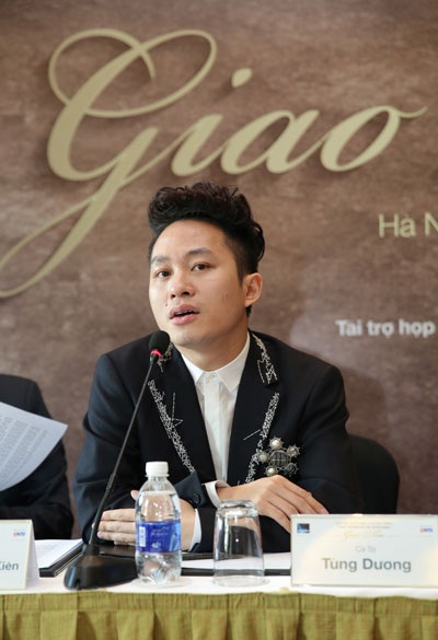 Tùng Dương nói gì về mâu thuẫn với Hà Trần? - 1 Tùng Dương lên tiếng về xích mích với Hà Trần tại buổi họp báo giới thiệu liveshow Giao thoa tại Hà Nội.