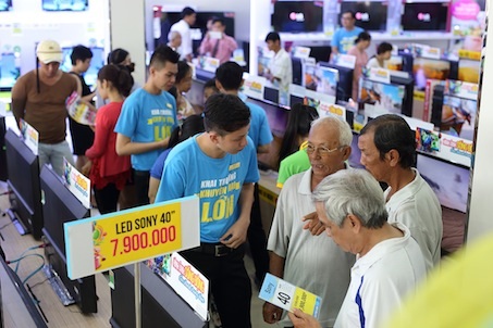 Ngành
bán lẻ đồ điện tử vẫn luôn tăng trưởng