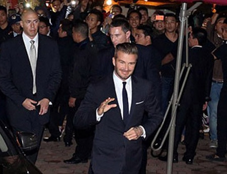 Hành trình của Beckham tại Việt Nam càng được giữ kín thì càng gây tò mò