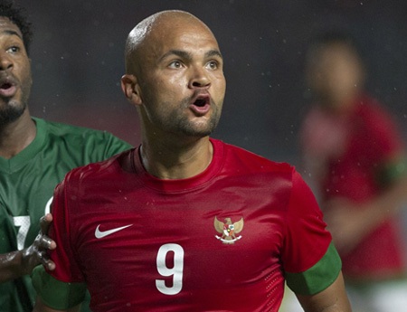 Sergio Van Dijk - tiền đạo chủ lực của Indonesia