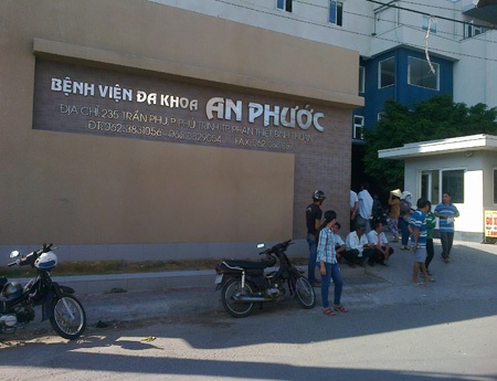 Bệnh viện An Phước, nơi xảy ra vụ án mạng (ảnh: Trúc Hà)