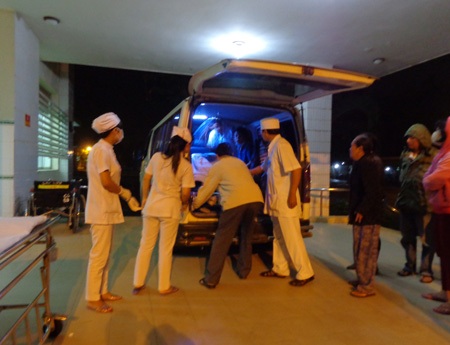 Các nạn nhân bị thương nằm điều trị tại bệnh viện Hàm Thuận Nam đã được xuất viện (ảnh: Trúc Hà)