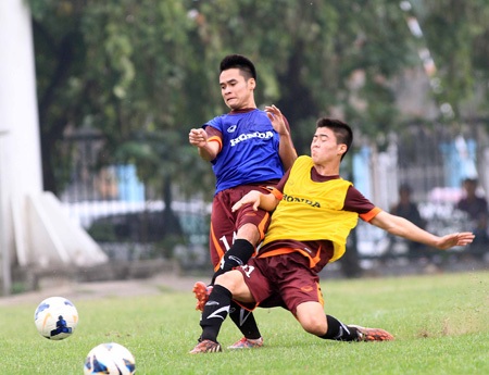 Olympic Việt Nam sẽ có thêm trận đấu tập với Đồng Nai tại Bình Dương (ảnh: Gia Hưng)