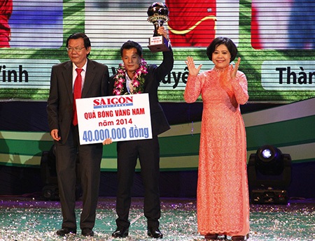 Thành Lương giành giải QBV Việt Nam 2014