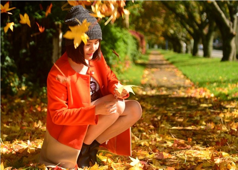 Vân Trang đẹp lãng mạn với mùa thu tại Úc - 1 Vân Trang mê mẩn với phong cảnh mùa thu nước Úc